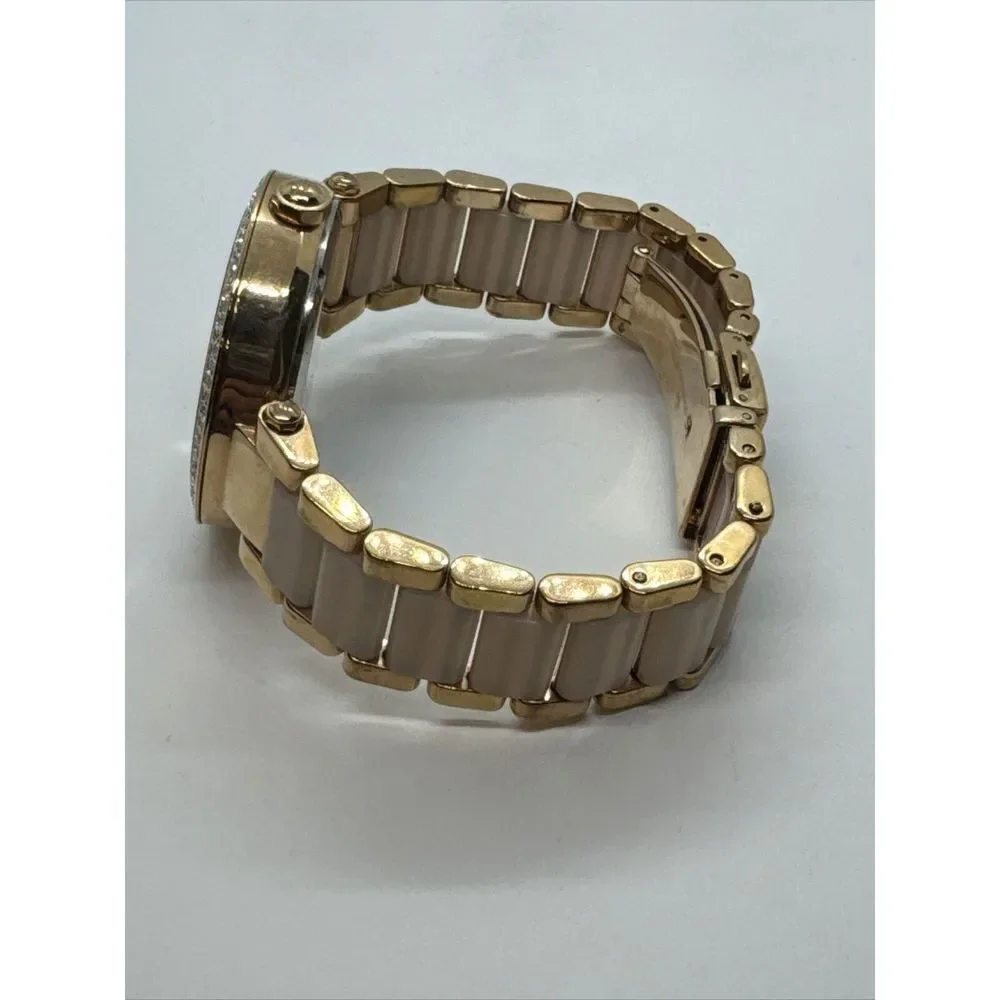 Michael Kors Parker MK6176 Women Rose Gold Analog Dial Quartz Wrist Watch JNA373